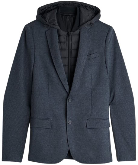 Hooded Bib Blazer