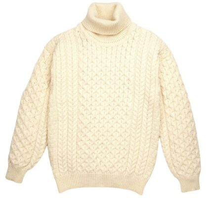 Aran Turtleneck Sweater