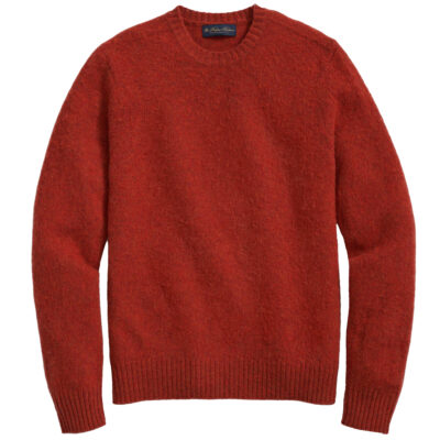 Brooks Brothers Brushed Wool Crewneck Sweater