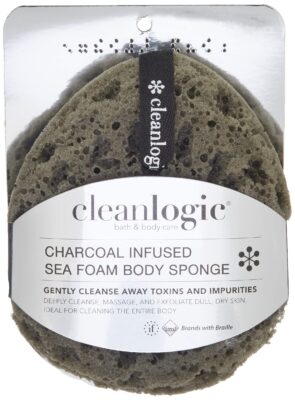 Clean Logic Charcoal Infused Foam Sea Sponge