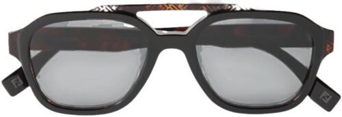 Fendi Aviator Tortoiseshell Acetate Sunglasses