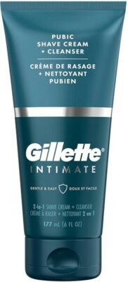 Gillette Intimate 2in1 Pubic Shave Cream + Cleanser