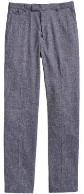 Billy Reid Twill Flat Front Trouser