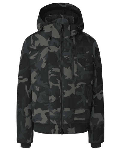 Canada Goose Borden Bomber Black Label Print