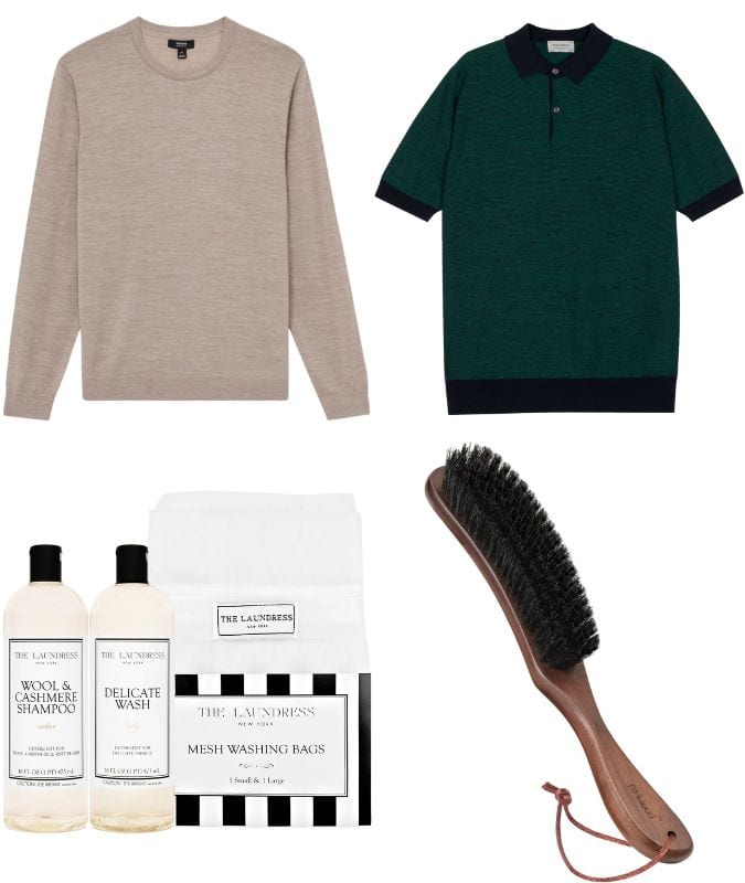 Mens's Knitwear And Products To Looks After It