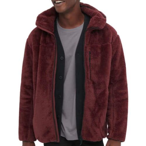 Uniqlo Windproof Fluffy Yarn Sherpa Jacket