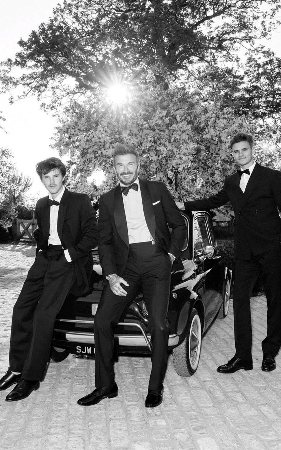 David Beckham Turns 50 – Tuxedo Trends & Why a Fiat 500 Steals the Show