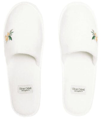 Oliver Cabell LA Capsule Terry Cloth Slippers