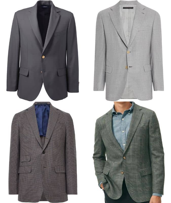 The Best Grey Hopsack Suits For Men