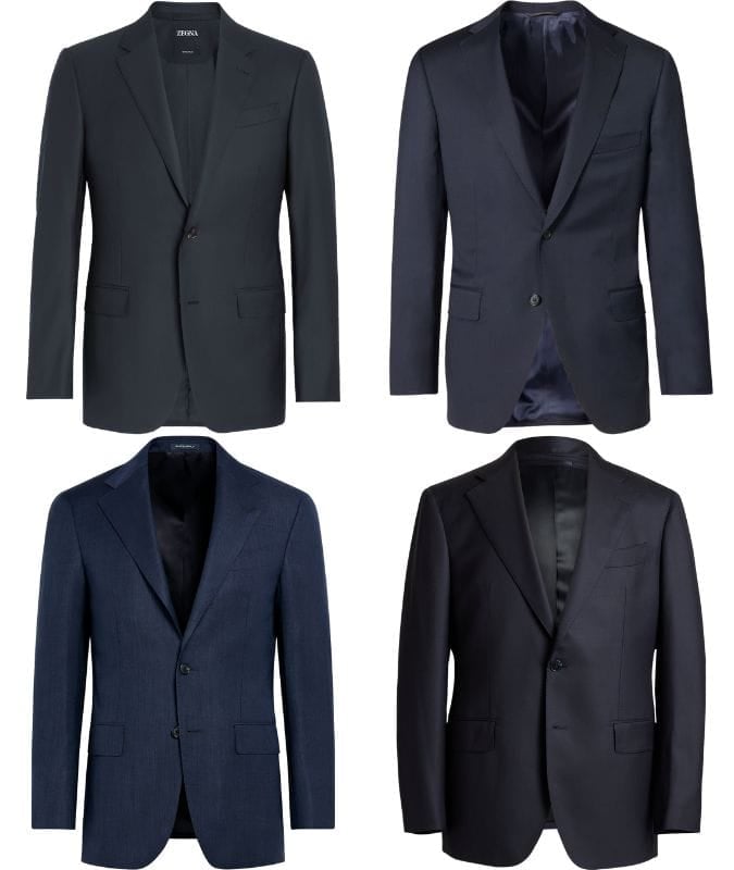 The Best Navy Wool Suits