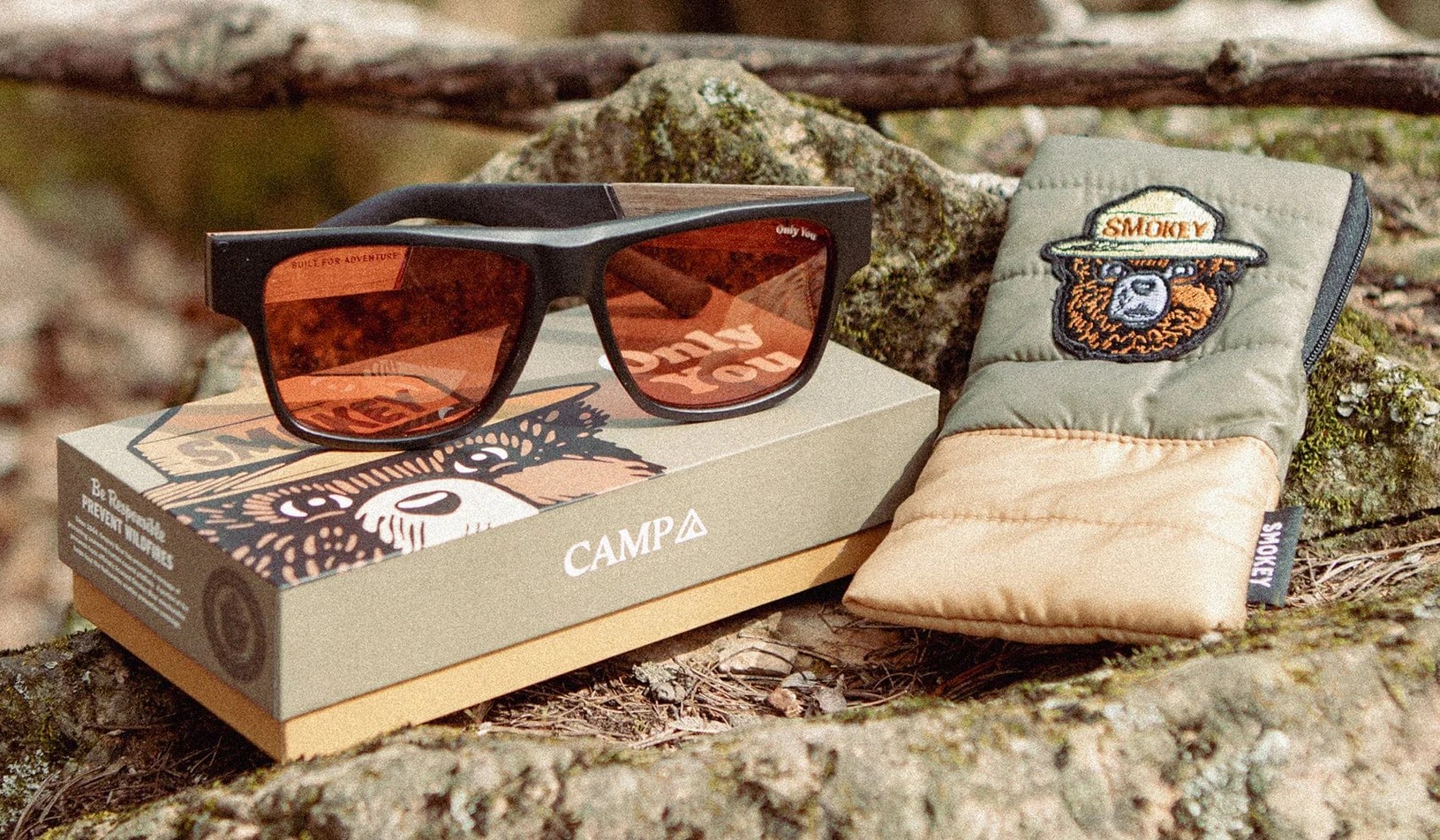 Forest Fire Fighters for Your Face: The Shwood CAMP Cliff Smokey Bear Edition Sunglasses