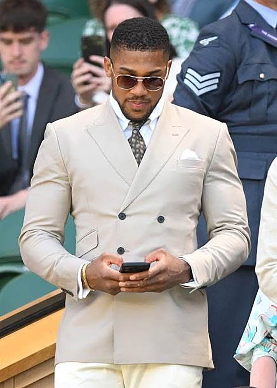 How to Wear a White Blazer for Summer – Inspired by David Beckham & Anthony Joshua at Wimbledon