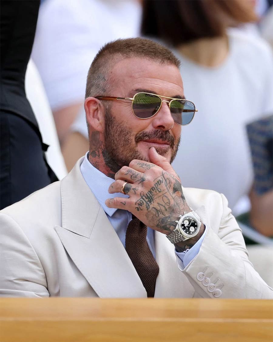 How to Wear a White Blazer for Summer – Inspired by David Beckham & Anthony Joshua at Wimbledon