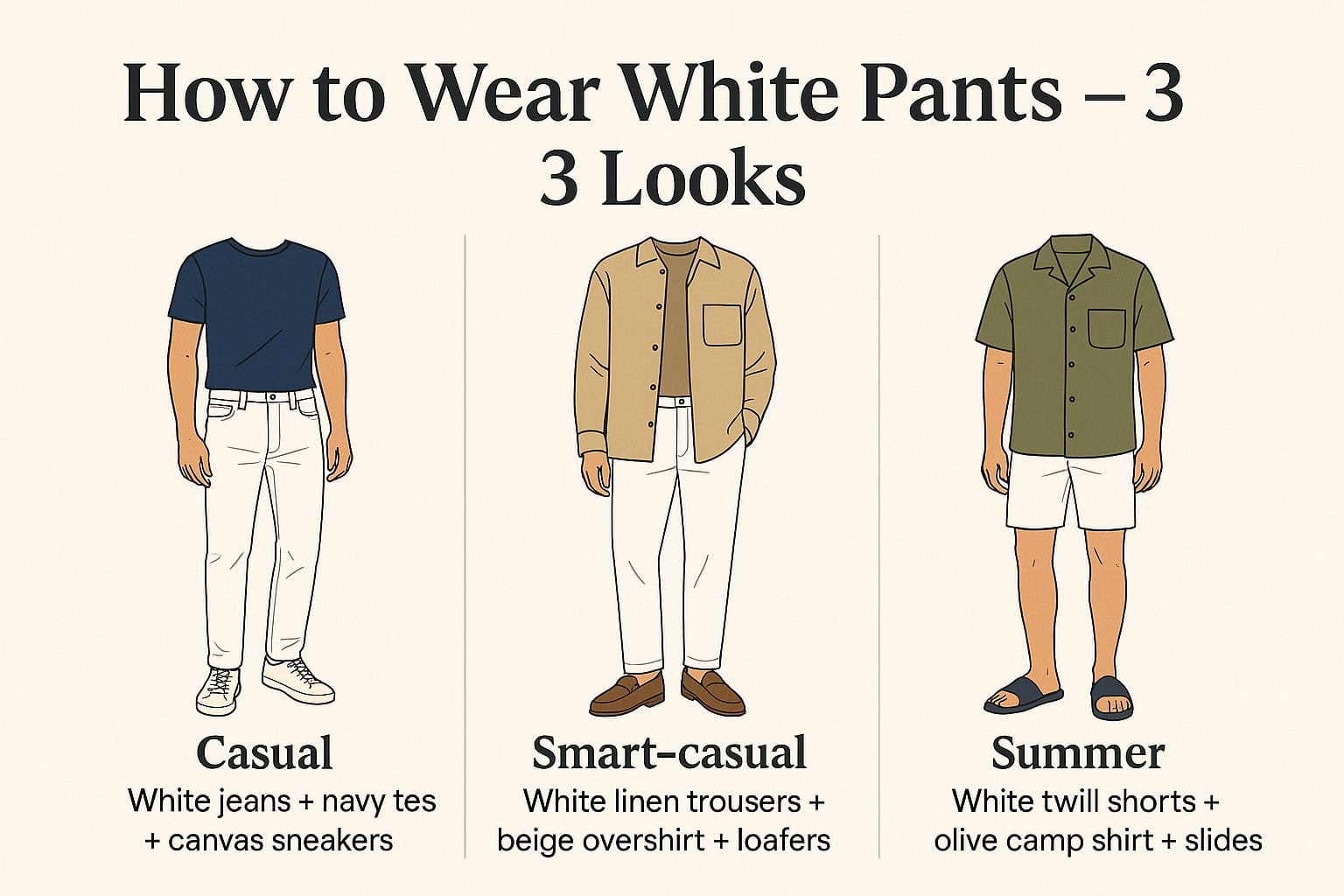 How to Wear White Pants Without Looking Like You Tried Too Hard