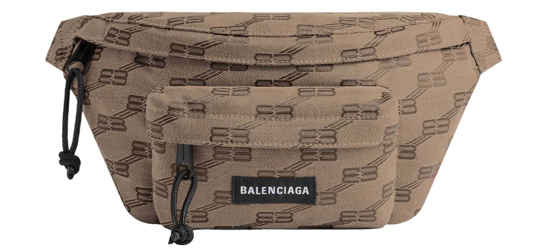 Balenciaga Signature Medium Beltpack BB Monogram jacquard canvas