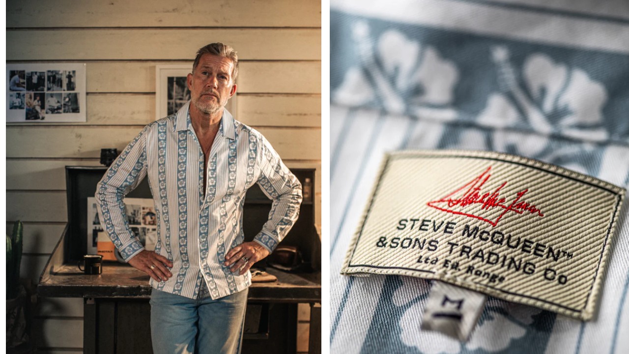 Channel the King of Cool with the &SONS McQueen Indiana Shirt