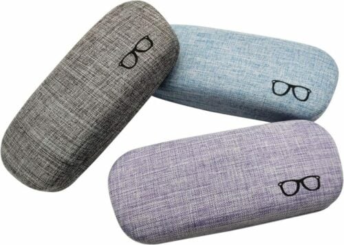 HSYMQ 3 Pack Hard Shell Eyeglasses Cases