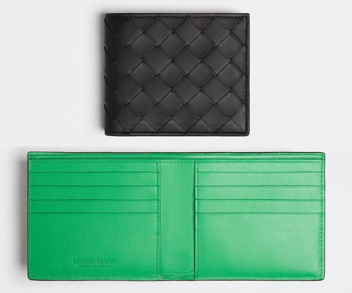 Bottega Vaneta Intrecciato Bi-Fold Wallet