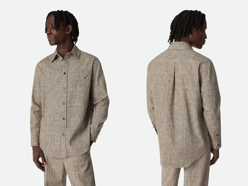 Bottega Veneta Fleck Viscose Shirt