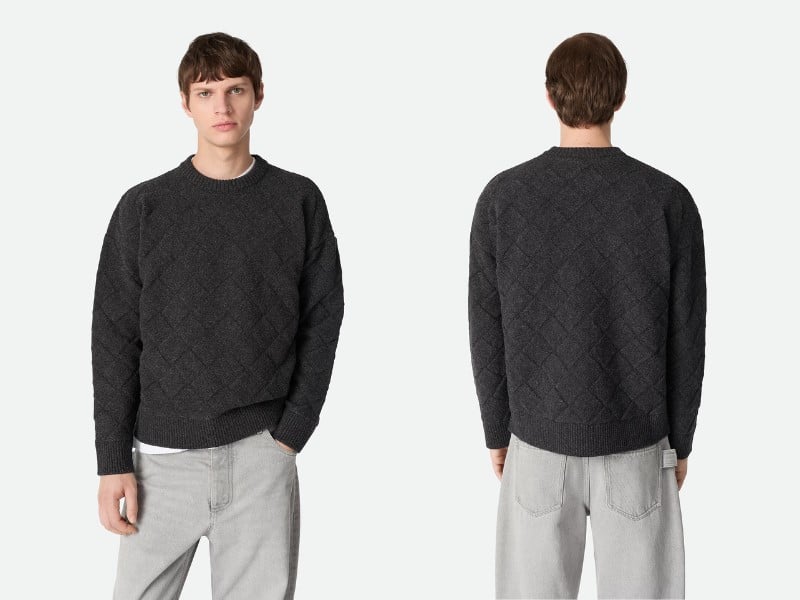 Bottega Veneta Intrecciato Wool Sweater