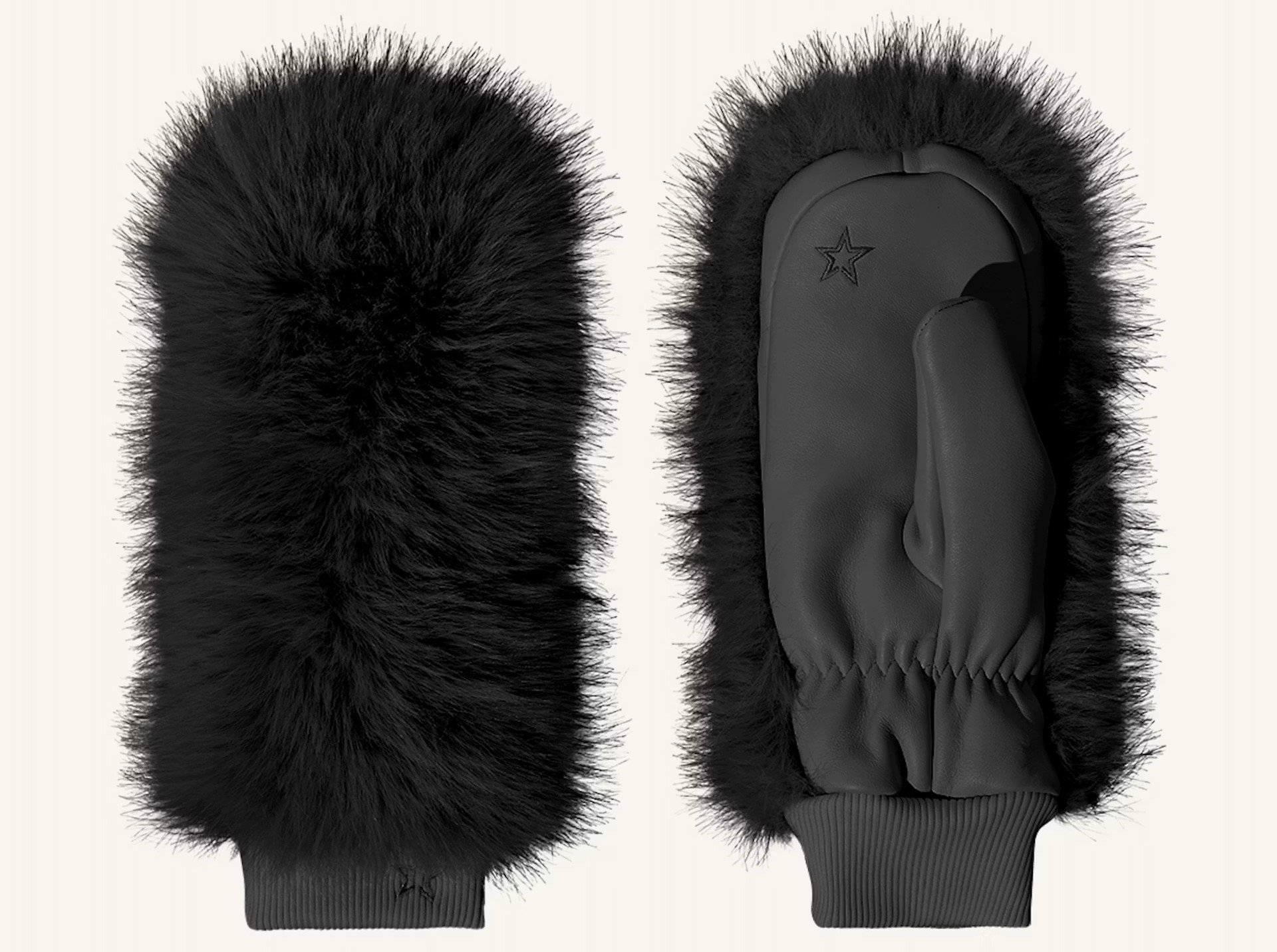 Perfect Moment Faux-Fur Mittens