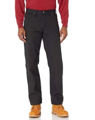 Dickies Men's Relaxed Fit Straight-Leg Duck Carpenter Jean
