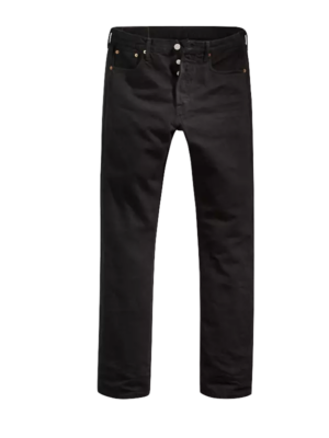 Levi 501 Black Jeans for Men