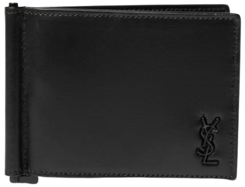 Saint Laurent Logo-Appliquéd Bifold Wallet