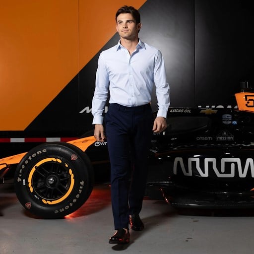 Outfit 7 - Blue Shirt with Tailored Pants