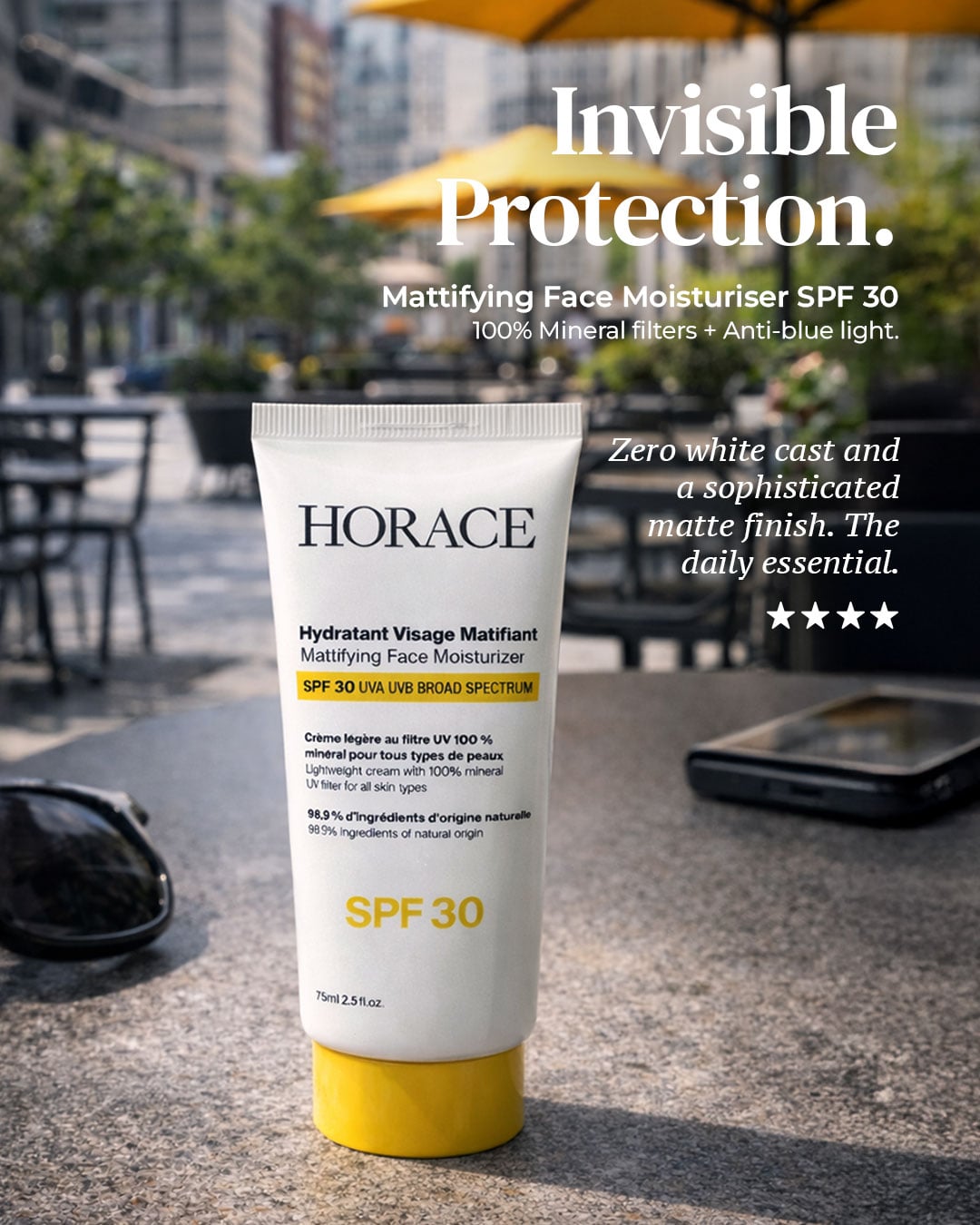 Horace Mattifying Face Moisturiser SPF 30