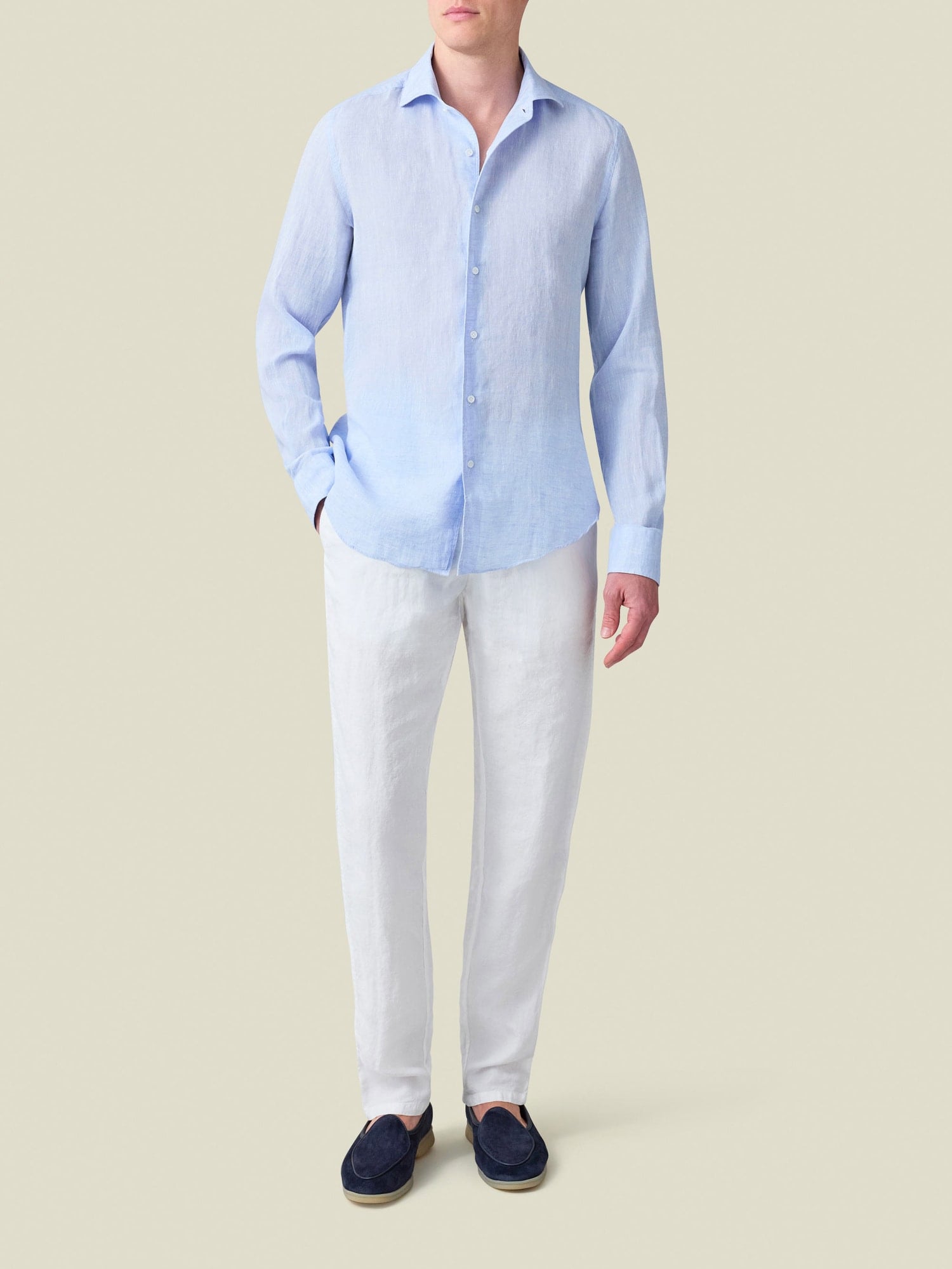 Luca Faloni Sky Blue Portofino Shirt
