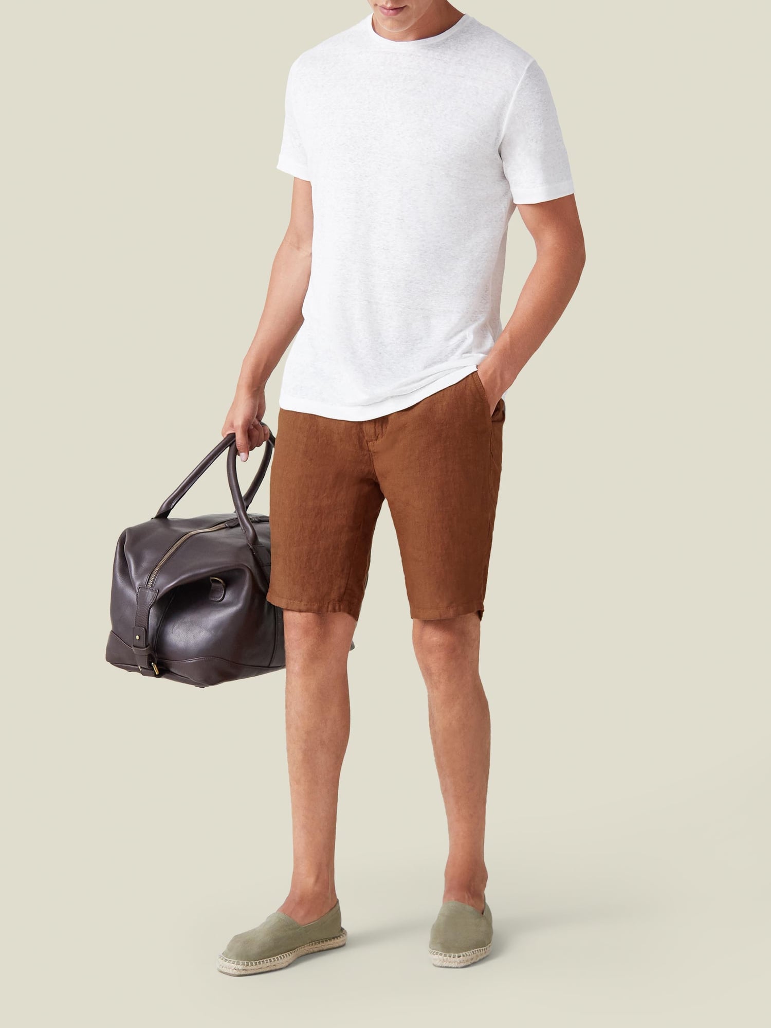 Luca Faloni Cinnamon Bermuda Shorts