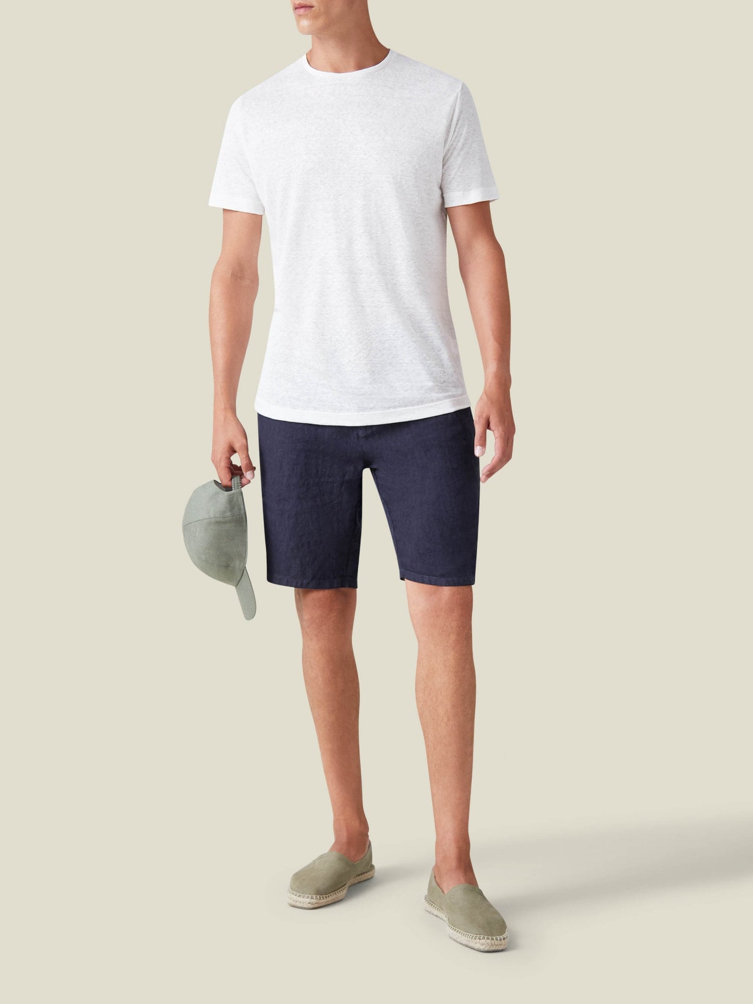 Luca Faloni Navy Blue Bermuda Shorts