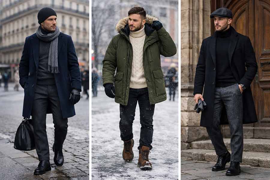 What Men Should Wear During a Cold European Winter