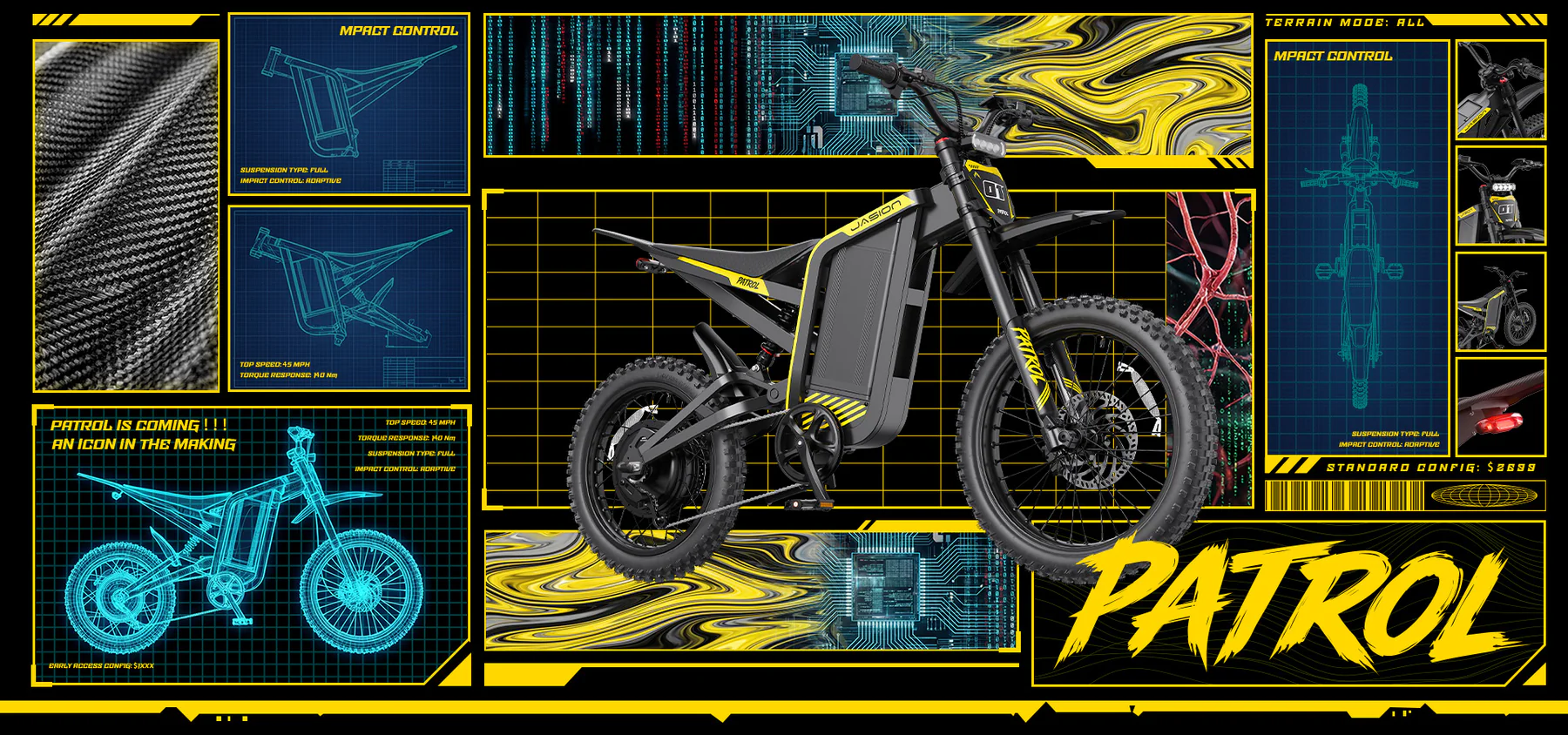 Conquering The Trail: Unleash Raw Power With The Jasion Patrol E-Bike