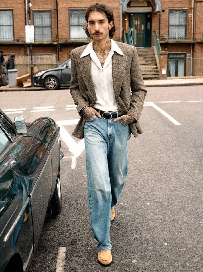 Duke & Dexter Suede Penny Loafer