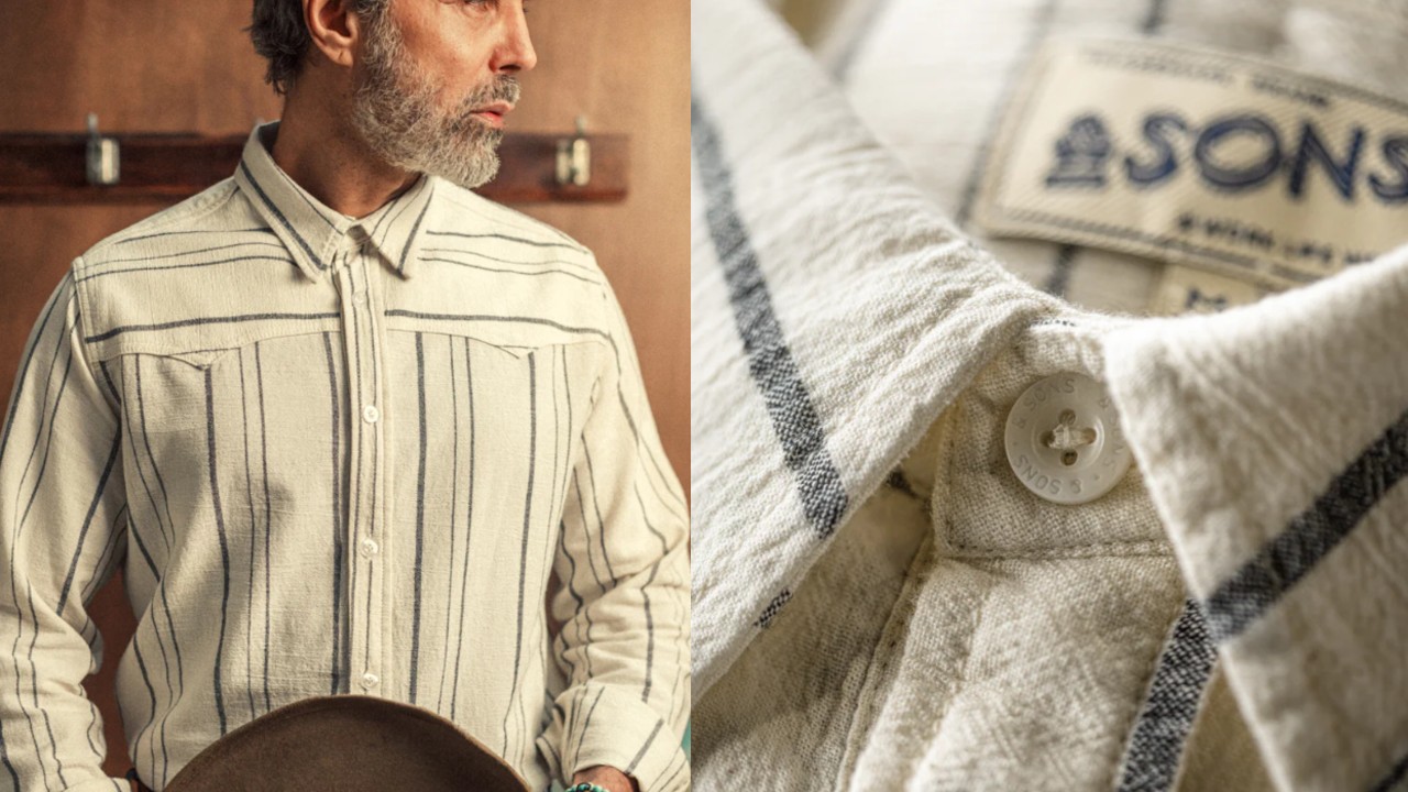 Rugged Heritage Restored: The &SONS Folsom Western Shirt